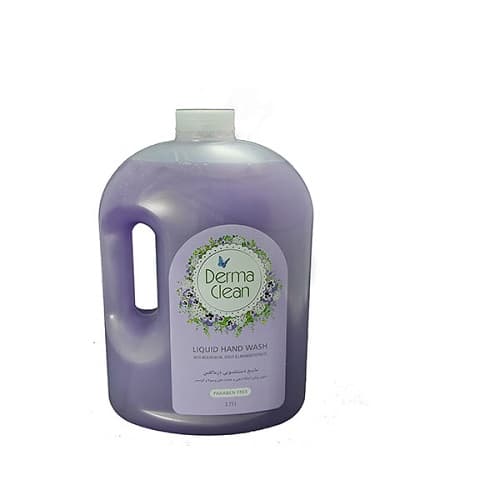 مایع دستشویی صدفی درماکلین عصاره های ویولا و لاوندر حجم 3.75L