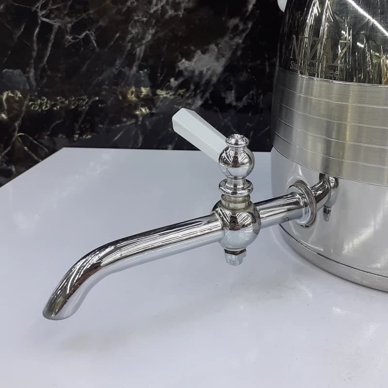 ست کتری قوری استیل نزاز (3 لیتر) کد 2800 — تصویر ۷