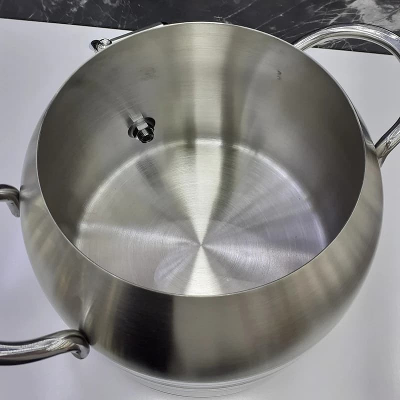 ست کتری قوری استیل نزاز (5 لیتر) کد 2600 — تصویر ۶