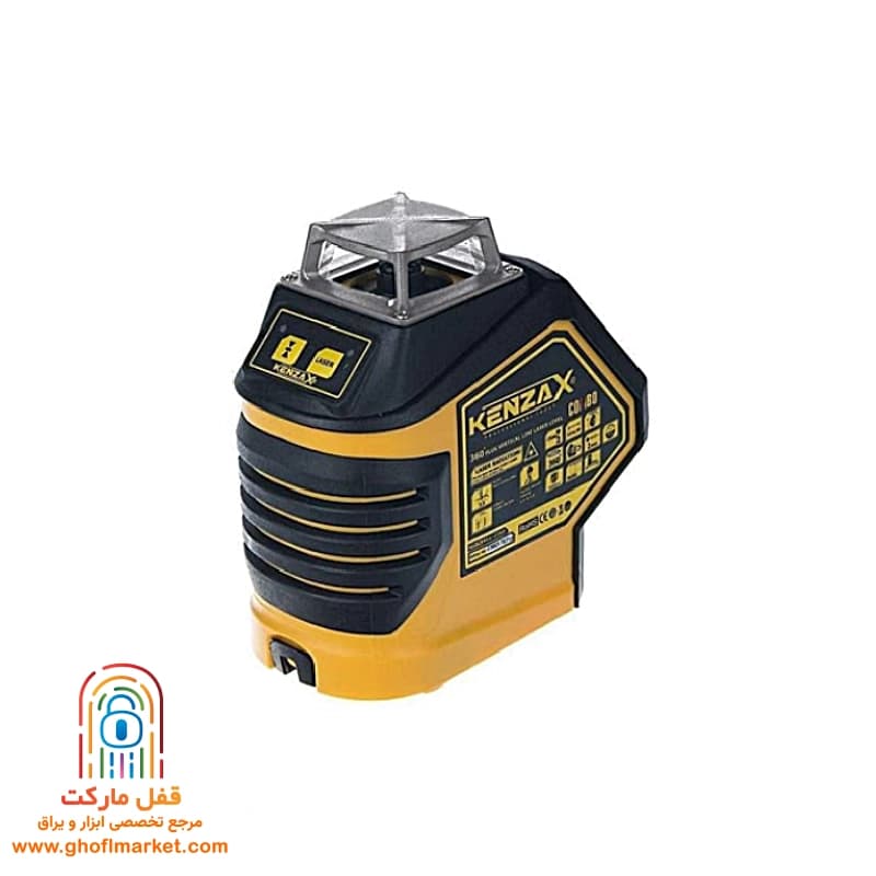 تراز لیزری دو خط 360 درجه نور قرمز کنزاکس مدل KLL-2360 — تصویر ۲
