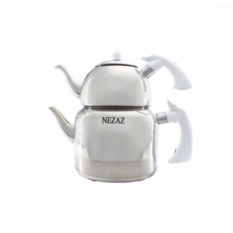 کتری قوری استیل نزاز (2.5 لیتر) کد 2410 — تصویر ۶