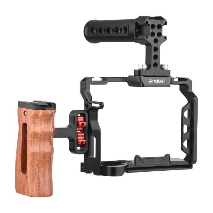 براکت دوربین اندور مناسب سونی Andoer Cage A7R III/ A7 II/ A7 III — تصویر ۴