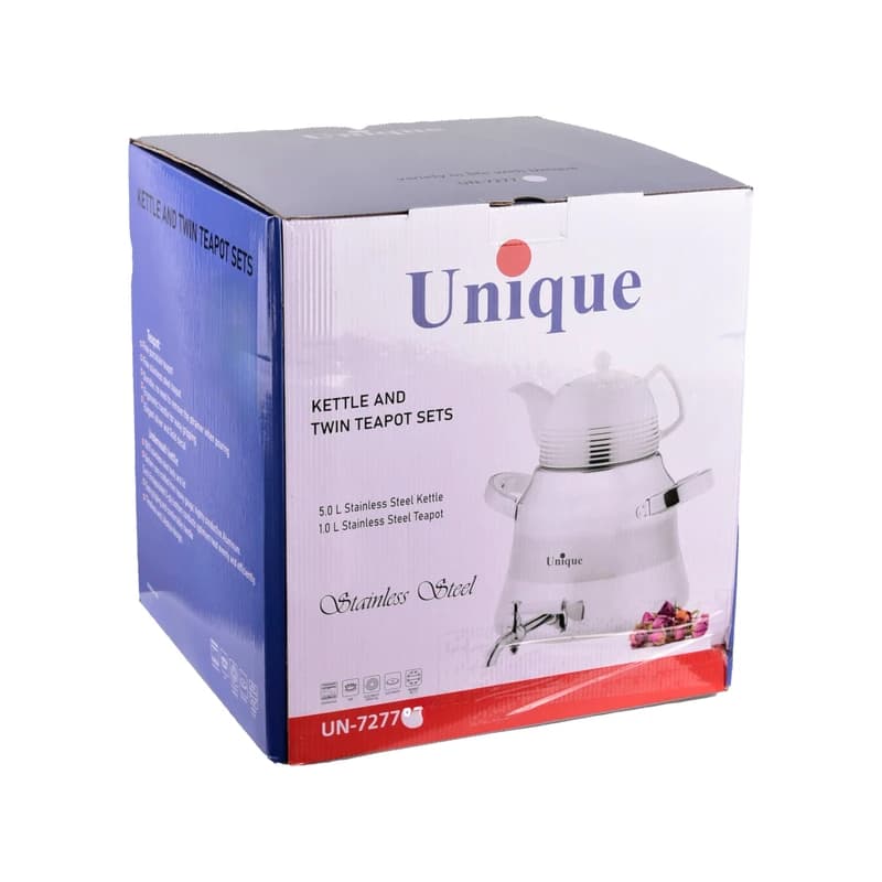 ست کتری قوری استیل یونیک (5 لیتر) مدل 7277-UN — تصویر ۶