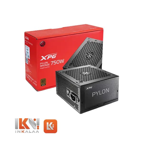 پاور کامپیوتر ایکس پی جی مدل PYLON 80 Plus Bronze توان 750 وات