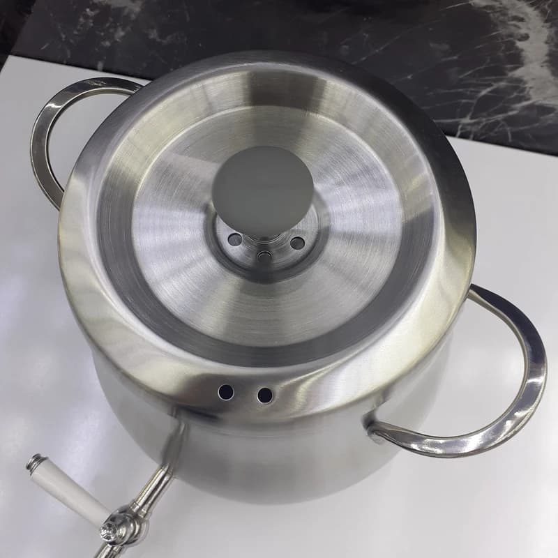 ست کتری و قوری استیل یونیک (4.5 لیتر) مدل UN-7209 — تصویر ۵