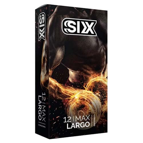 کاندوم سیکس مدل Super Largo بسته 12 عددی