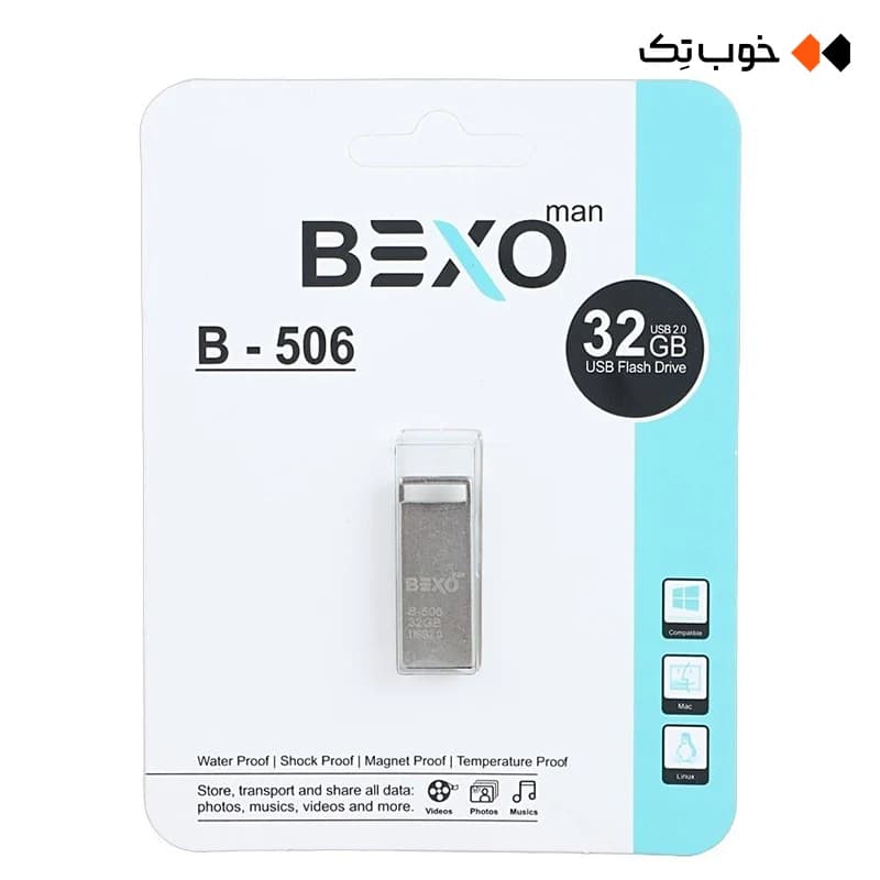 فلش 32 گیگابایت Bexoman مدل B-506 — تصویر ۲
