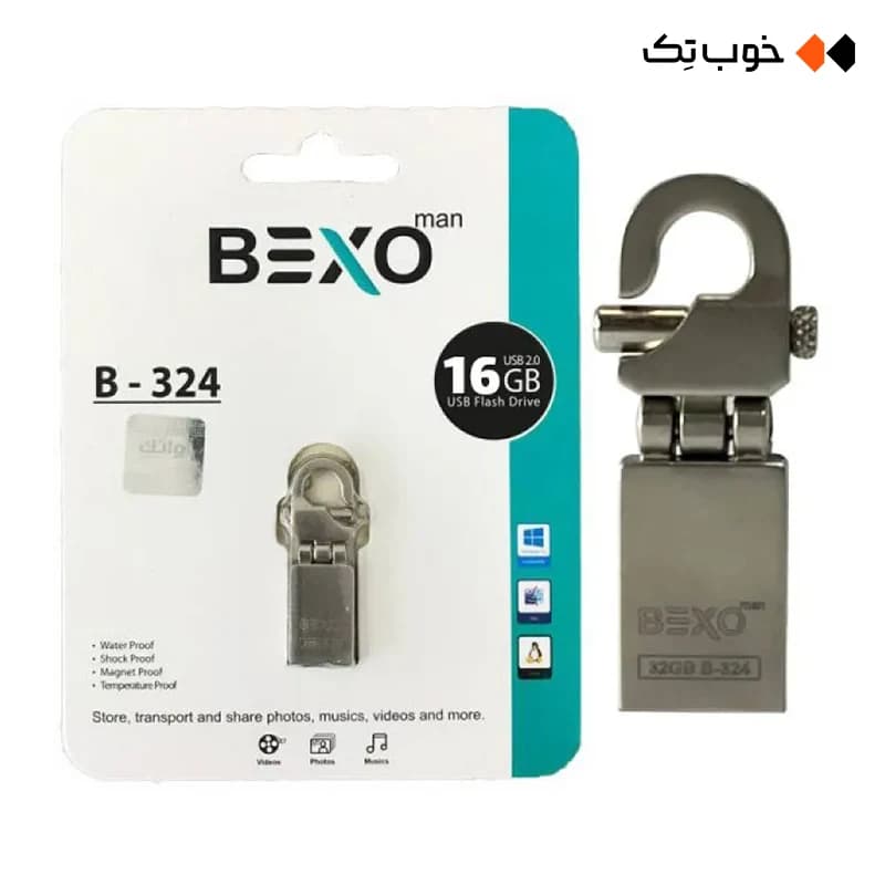 فلش 16 گیگابایت Bexoman مدل B-324 — تصویر ۲