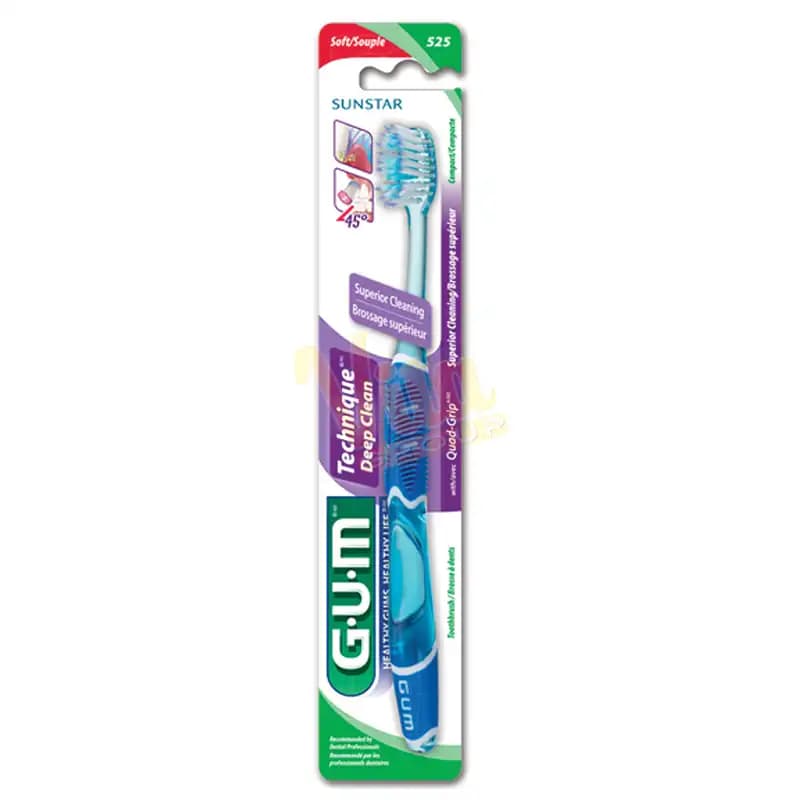مسواک جی یو ام GUM Deep Clean با برس نرم