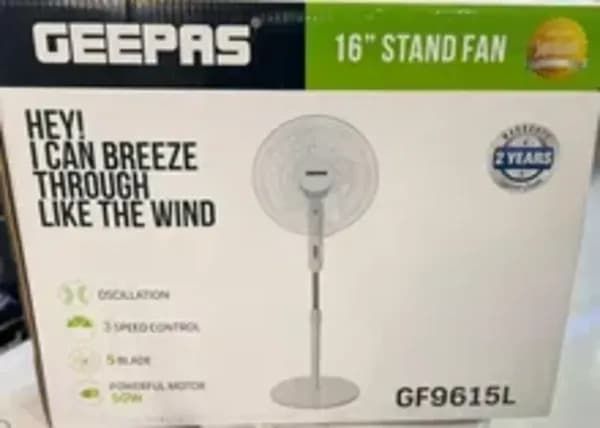 پنکه ایستاده جیپاس مدل GF9615L | Geepas Stand Fan GF9615L — تصویر ۲