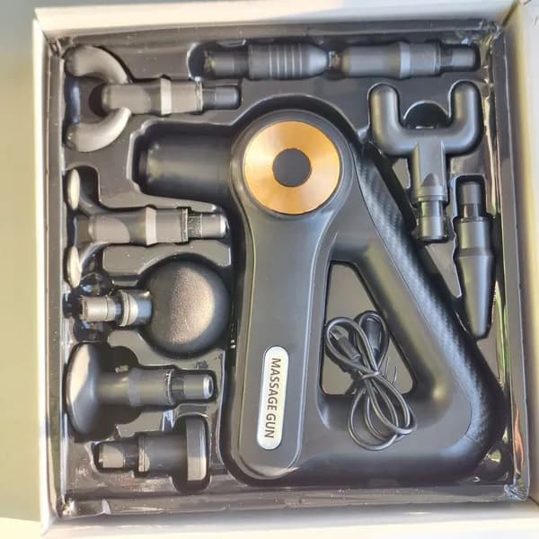 ماساژور تفنگی شارژی SL-8891 | MASSAGE GUN با 9 سری و باتری قابل شارژ — تصویر ۳