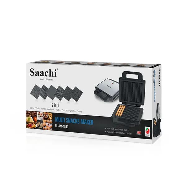 ساندویچ ساز ساچی مدل NL-7M-1569 | خرید Saachi Sandwich Maker