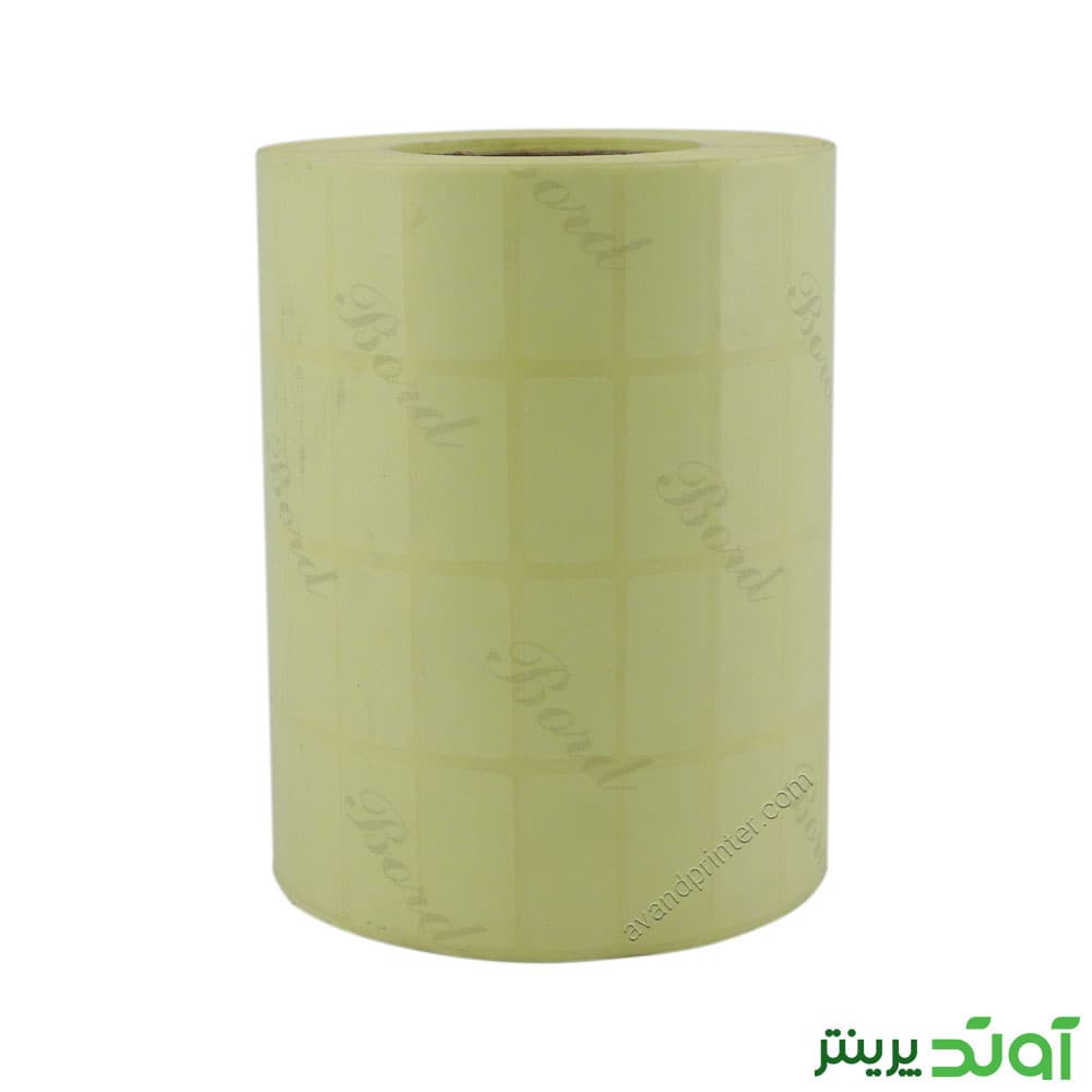 لیبل (برچسب) کاغذی چهار ردیفه Paper Label 12×25 — تصویر ۲