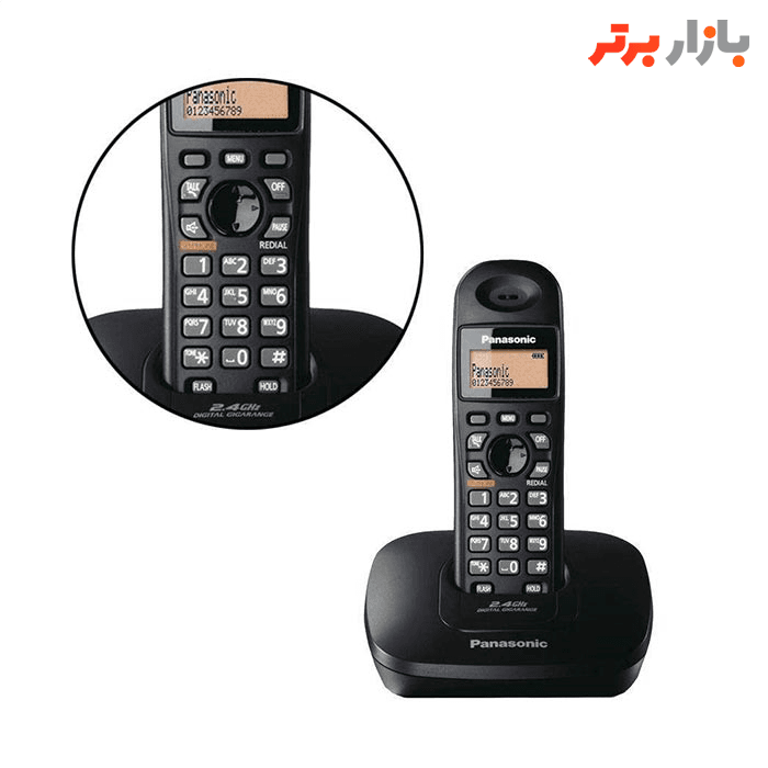 تلفن بی‌سیم پاناسونیک مدل KX-TG3611BX | خرید آنلاین از ریوکالا — تصویر ۳