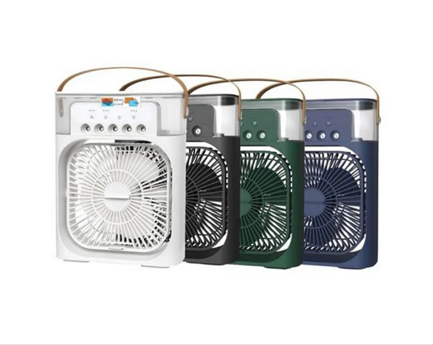 مینی پنکه مه پاش Air Cooler Fan | خنک‌کننده رومیزی با مه‌پاش و تایمر سه‌حالته — تصویر ۲