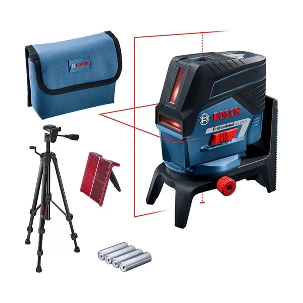 تراز لیزری ترکیبی بوش مدل GCL 2-50 C + bt 150 — تصویر ۲