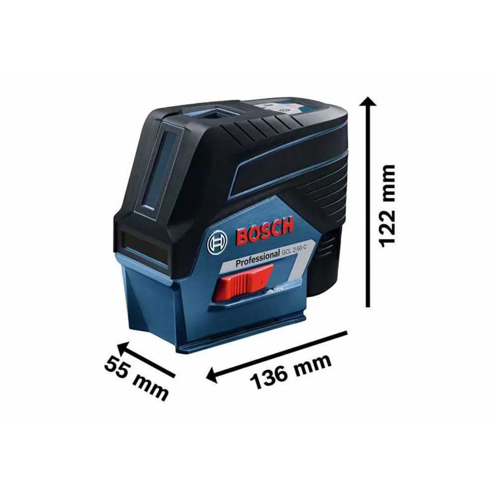 تراز لیزری ترکیبی بوش مدل GCL 2-50 C + bt 150 — تصویر ۳