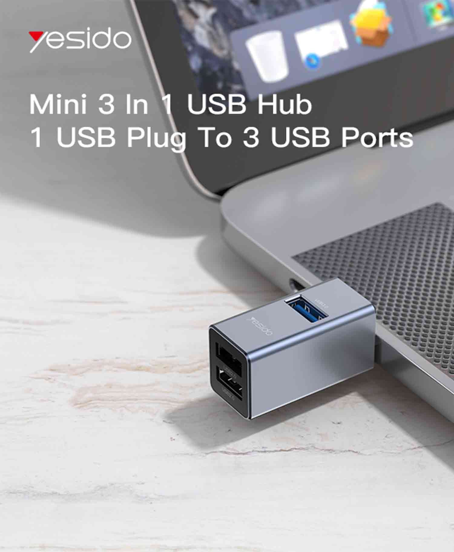هاب 3 پورت USB یسیدو Yesido HB14 — تصویر ۳