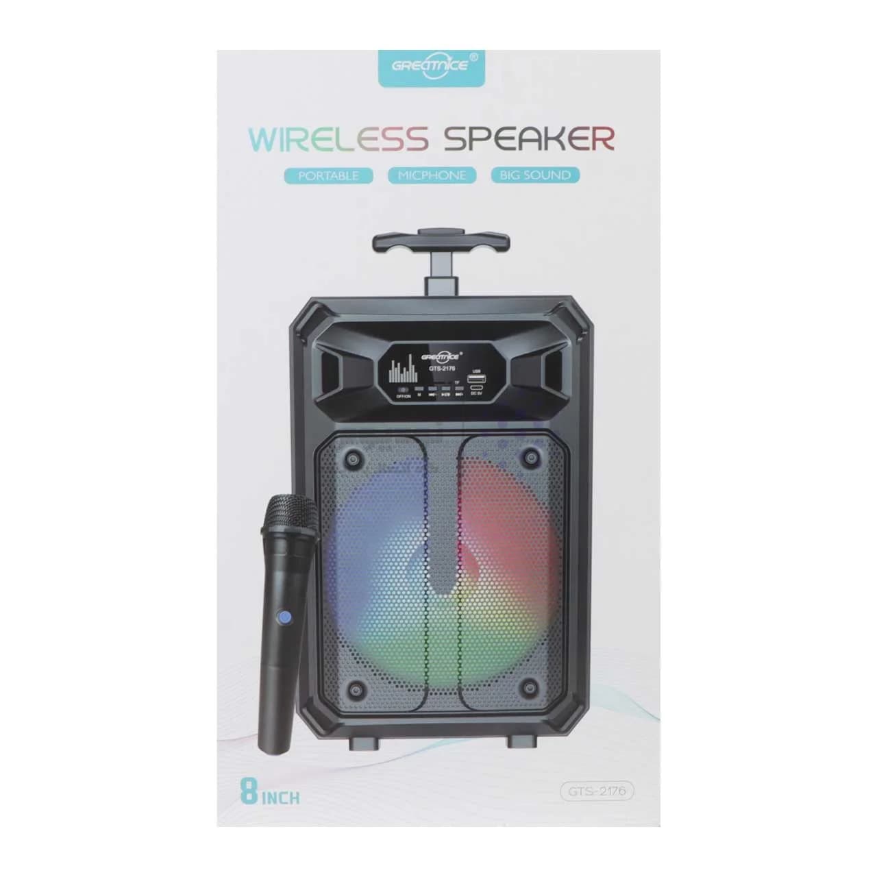 اسپیکر بی سیم Greatnice مدل GTS-2176 – مشکی TCO — تصویر ۵