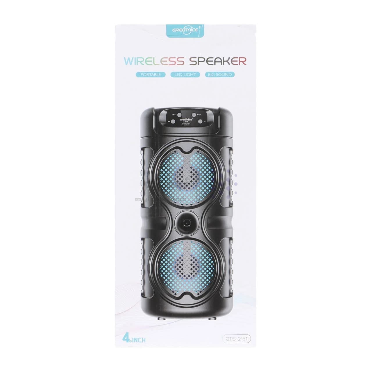 اسپیکر بی سیم GreatNice مدل GTS-2151 – مشکی — تصویر ۸