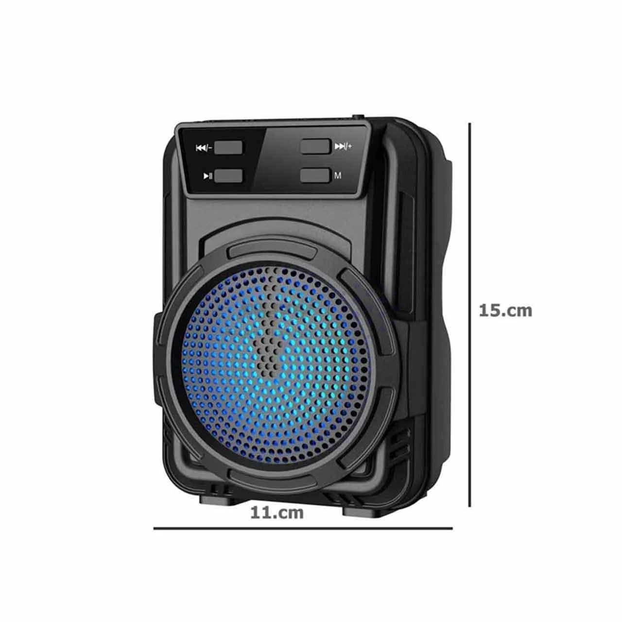 اسپیکر 5W بی سیم EXTRA BASS مدل GTS-1346 – مشکی — تصویر ۳