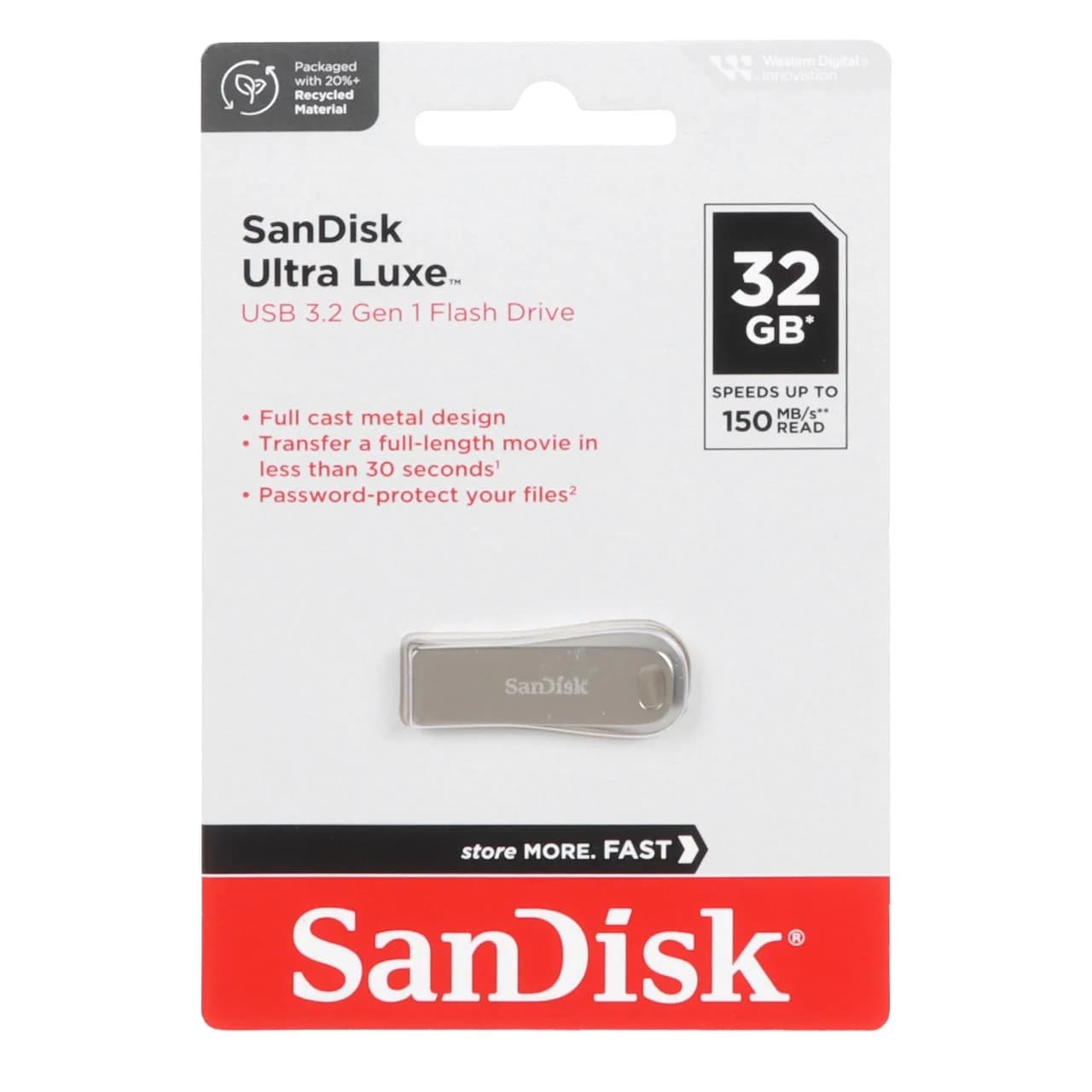 SanDisk Ultra Luxe USB3.2 Flash Memory – 32GB (گارانتی سورین)