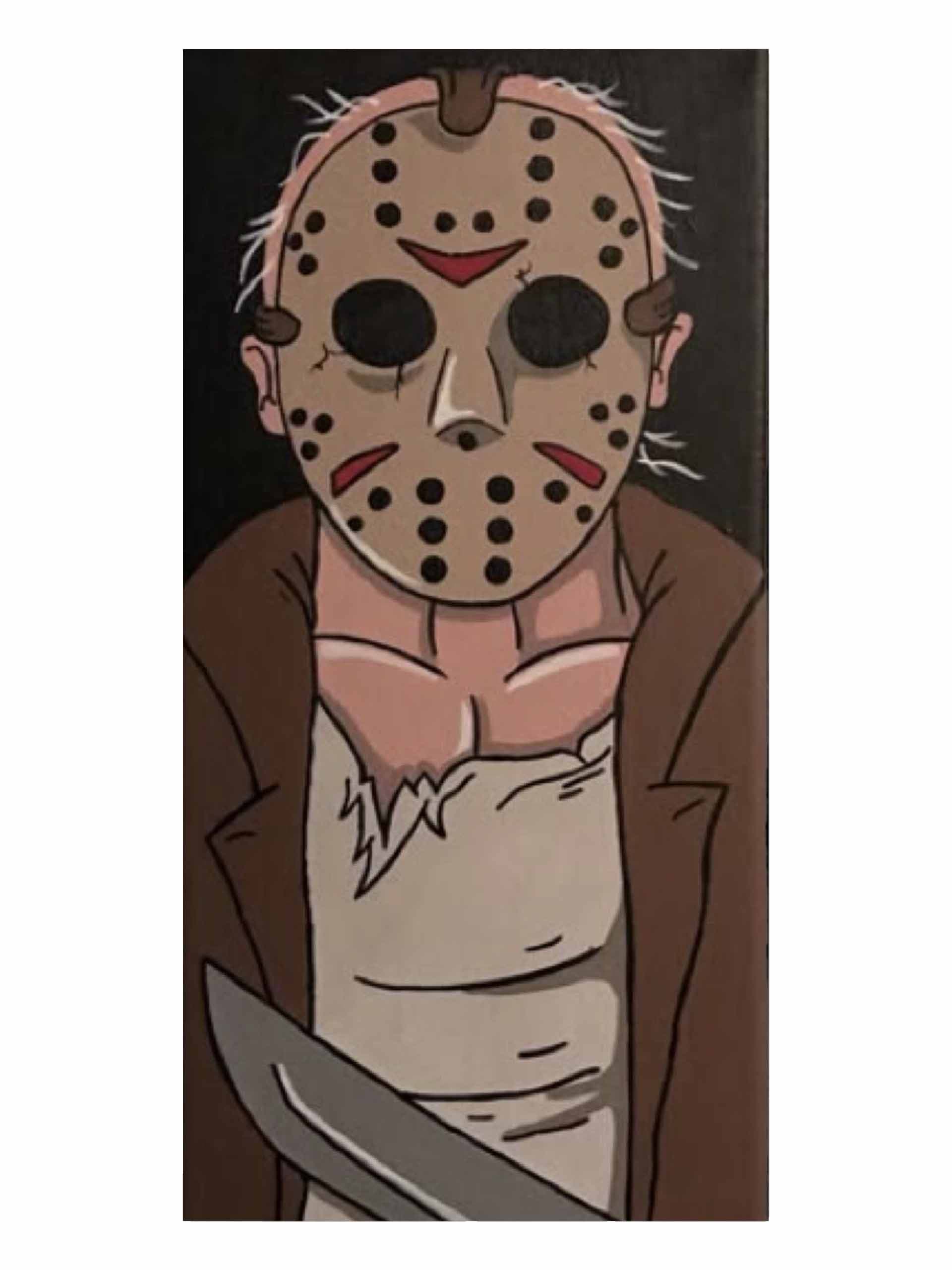 🏒 تابلو نقاشی پاپآرت جیسون وورهیز (Jason Voorhees) | هنر دست یوهولند