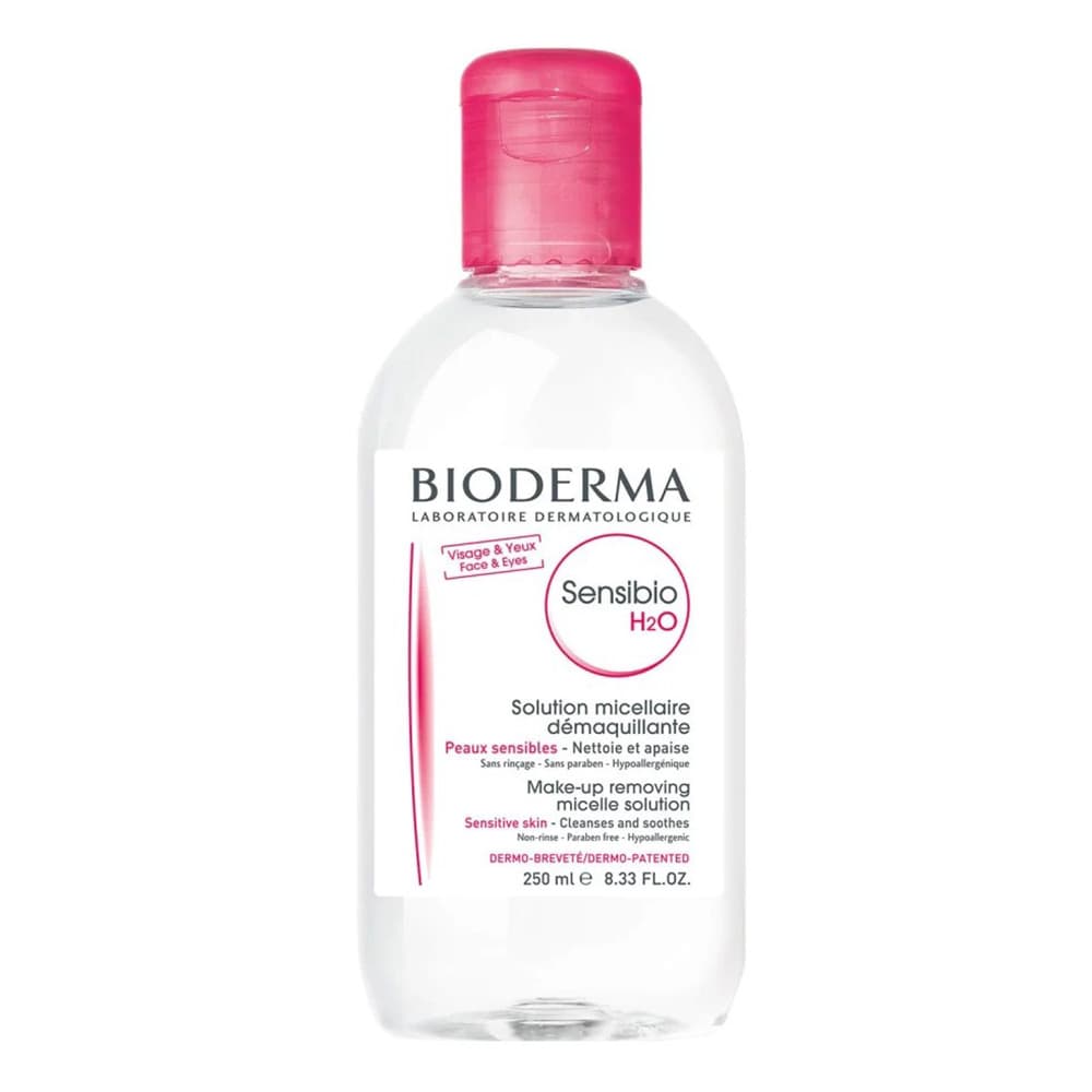 سن سی بیو محلول H2O بایودرما ۵۰۰ میلی پمپی Bioderma Sensibio H2O Micelle Solution — تصویر ۲