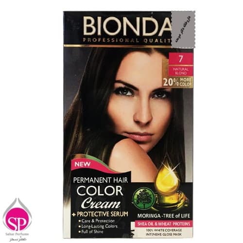 رنگ مو شماره 7 بیوندا (بلوند متوسط) Bionda Hair Color Natural Blond 7