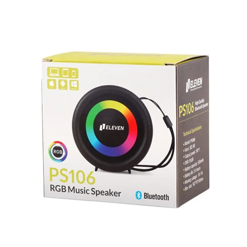 اسپیکر بلوتوثی قابل حمل ایلون مدل Eleven PS106 — تصویر ۶