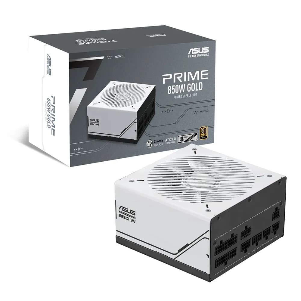 پاور ایسوس 850 وات فول ماژولار مدل Prime 850W Gold با پک (BOX)