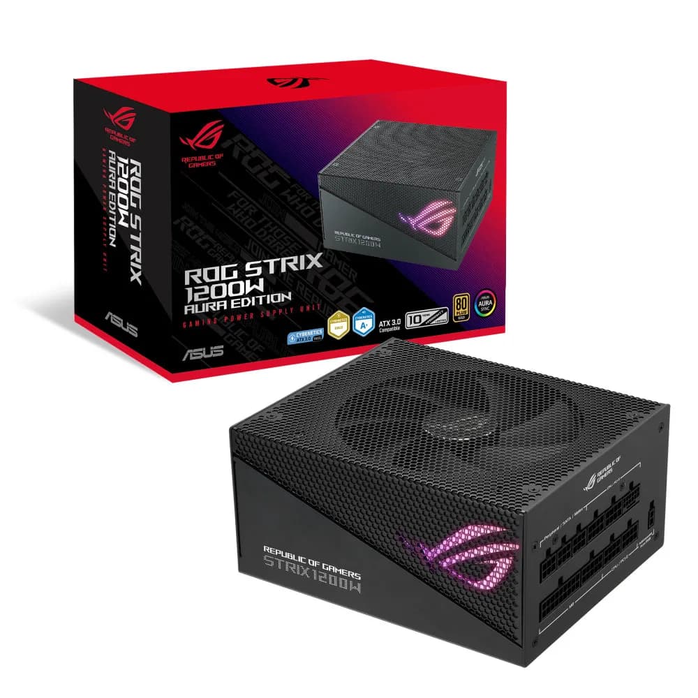 پاور ایسوس 1200 وات فول ماژولار مدل ROG STRIX 1200W Gold Aura