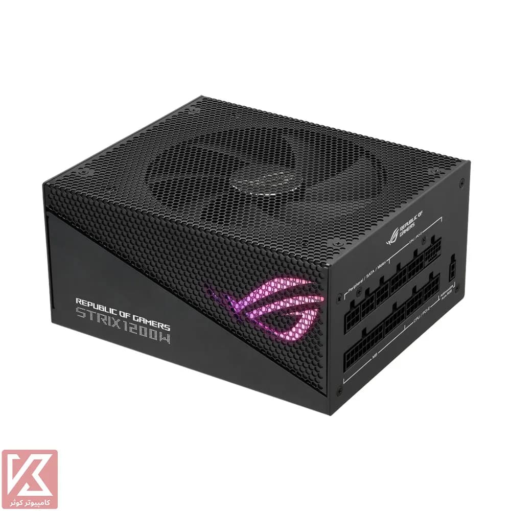 پاور ایسوس 1200 وات فول ماژولار مدل ROG STRIX 1200W Gold Aura — تصویر ۳