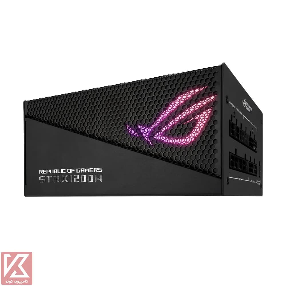 پاور ایسوس 1200 وات فول ماژولار مدل ROG STRIX 1200W Gold Aura — تصویر ۵