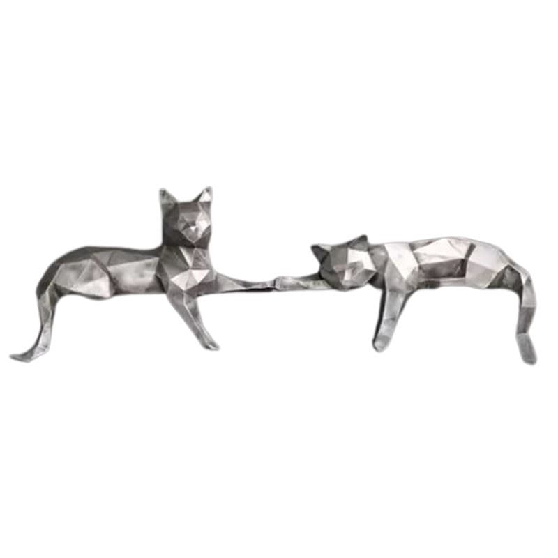 مجسمه گربه گرافیکی کد N مجموعه 2 عددی