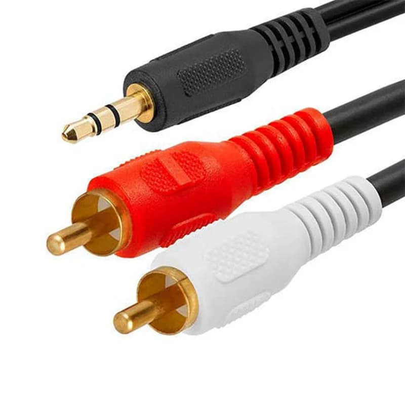 کابل 1 به 2 صدا کی نت طول 1.5 متر مدل K-CS120015 — تصویر ۲