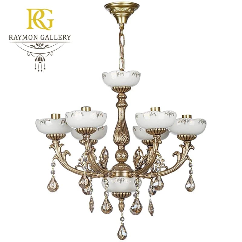 لوستر برنز 6 شاخه کد B6286