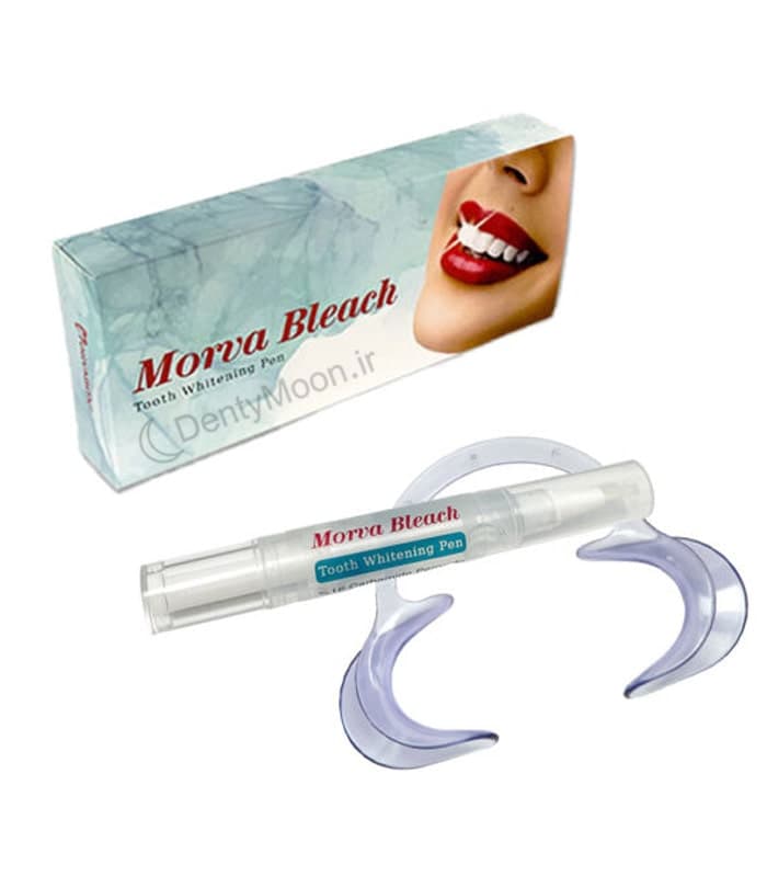قلم بلیچینگ همراه با دهان باز کن مروابن Morvabon Bleach Pen