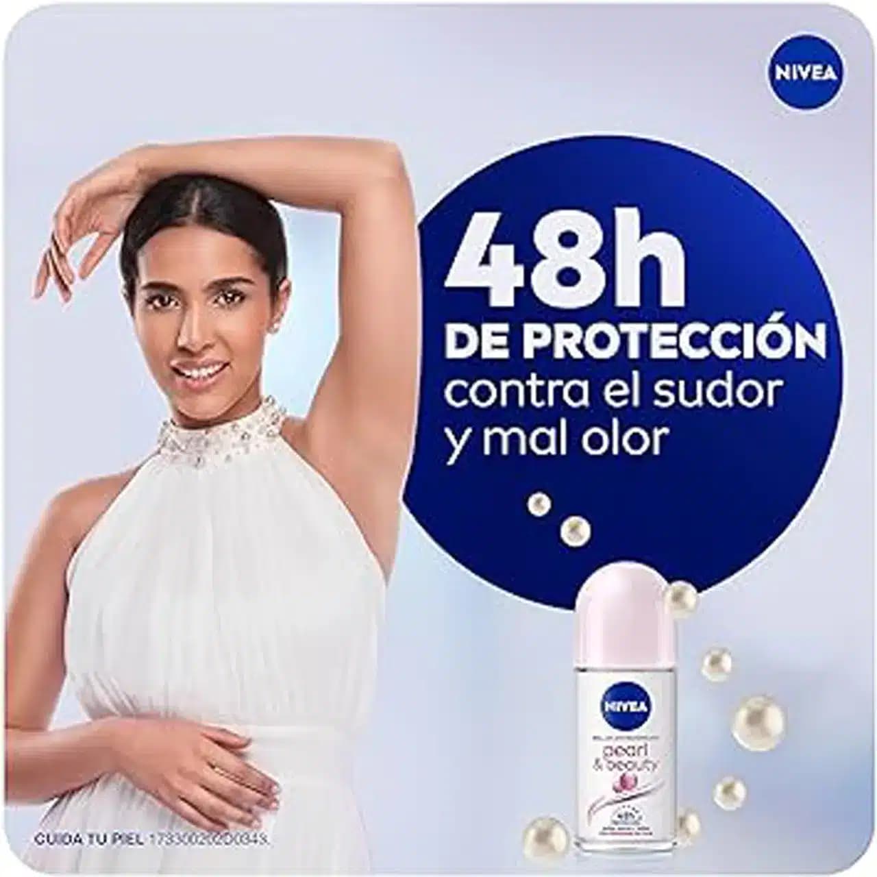 مام رول زنانه پرل اند بیوتی صدفی کننده نیوا 50 میلی لیتری Nivea WoMen Pearl & Beauty Roll-On Deodorant 50ml — تصویر ۱۰