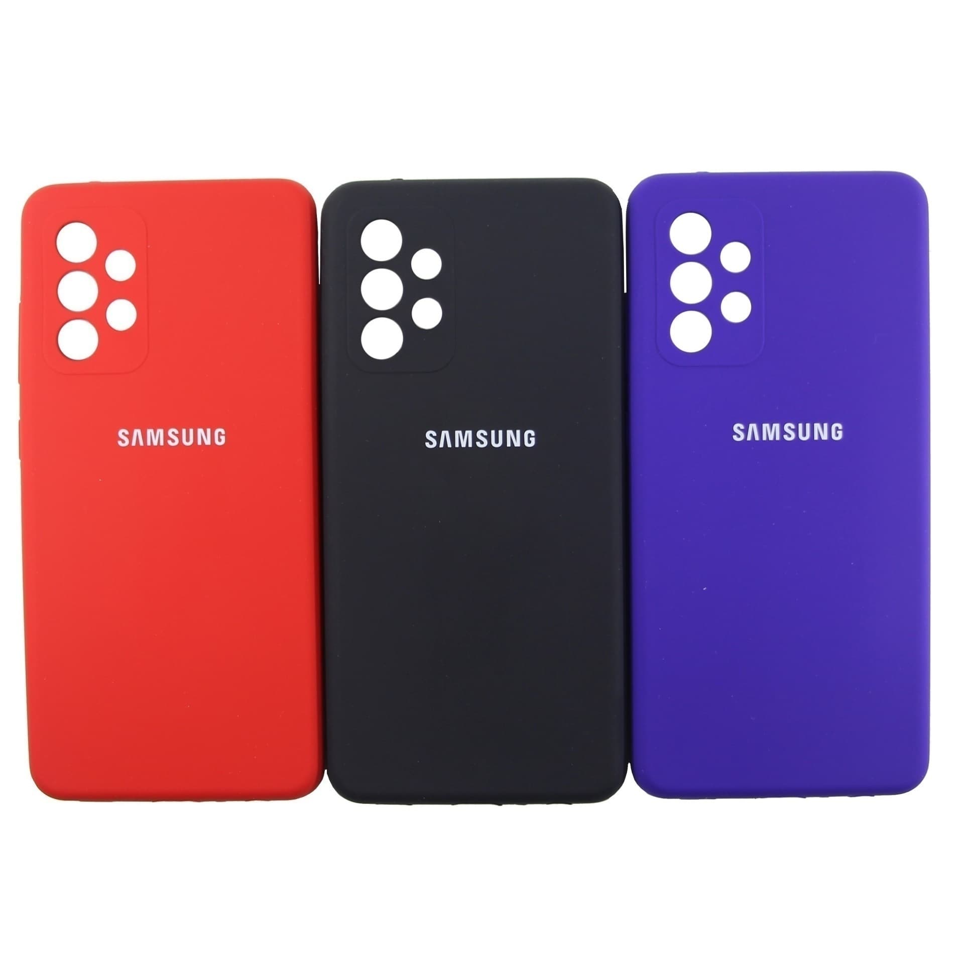 گارد سیلیکونی Silicone Cover پاک کنی اصلی مناسب برای سامسونگ Galaxy A52/A52s — تصویر ۲