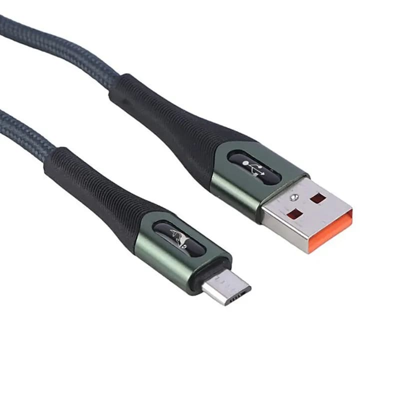 کابل شارژ USB به میکرو 3A فست اسکای دلفین S01V طول 1 متر مشکی – حراج — تصویر ۲