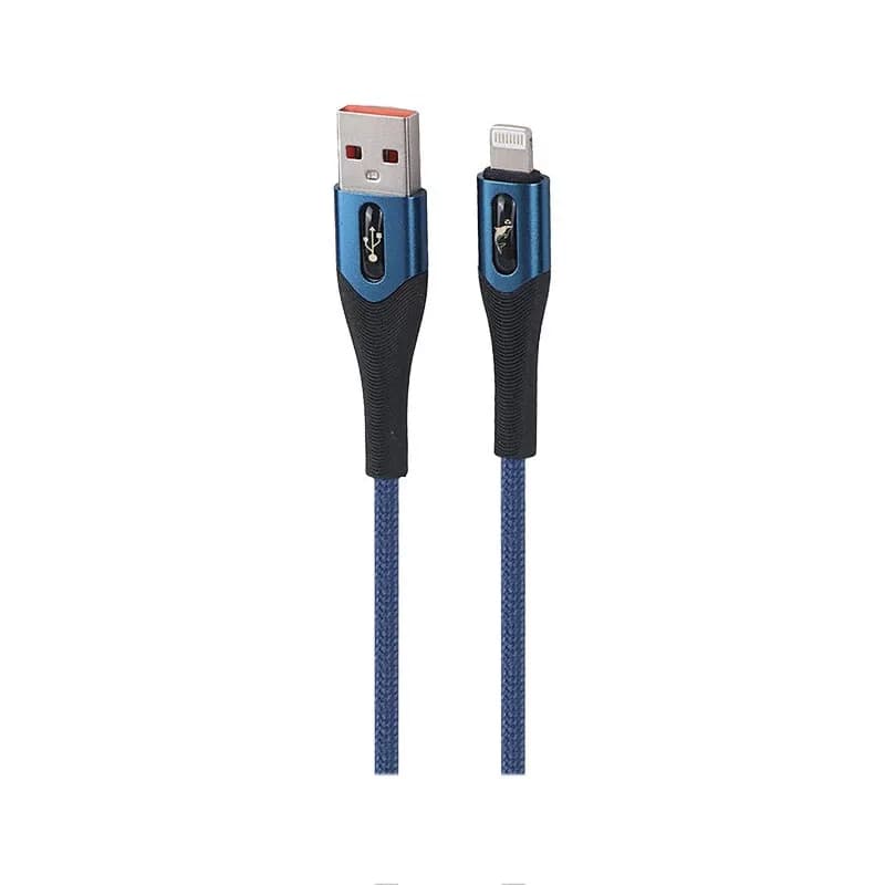 کابل شارژ USB به لایتنینگ 3A فست اسکای دلفین S01L طول 1 متر سرمهای – حراج