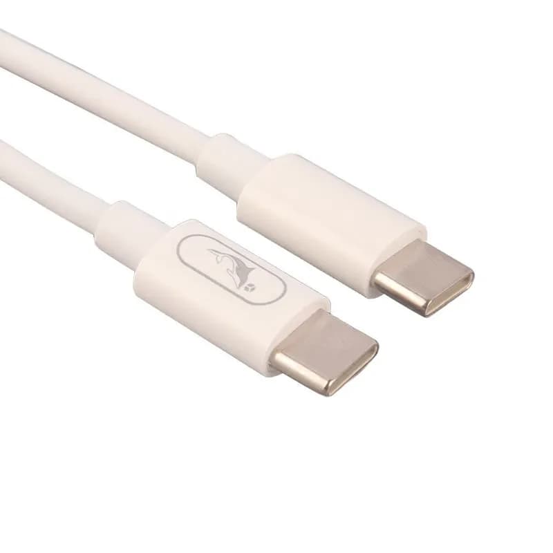 کابل شارژ دو سر تایپ سی 2.4A فست اسکای دلفین S12T طول 1 متر سفید – حراج — تصویر ۲