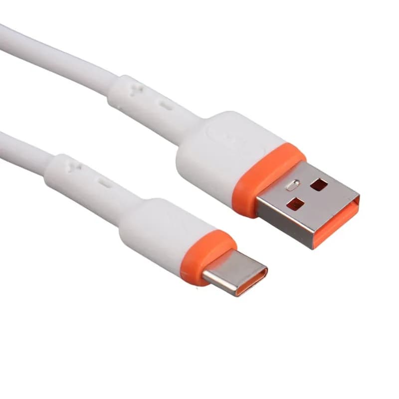 کابل شارژ USB به تایپ سی 3A فست اسکای دلفین S09T طول 1 متر سفید – حراج — تصویر ۲