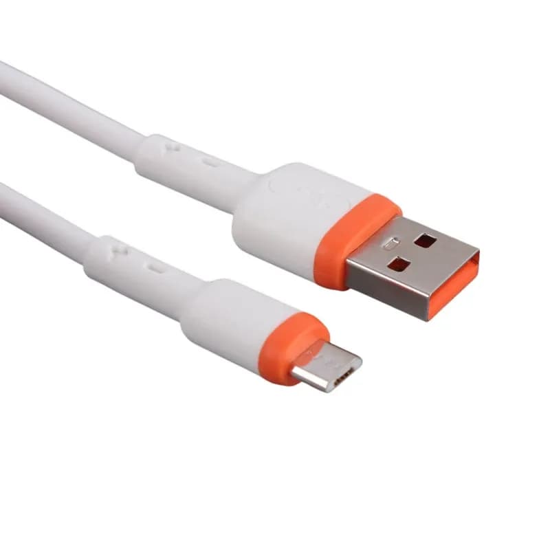 کابل شارژ USB به میکرو 3A فست اسکای دلفین S09V طول 1 متر سفید – حراج — تصویر ۲