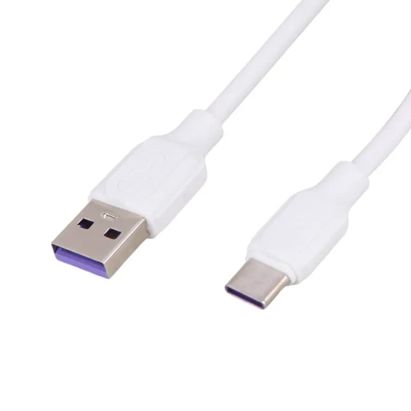 کابل شارژ USB به تایپ سی 5A فست اسکای دلفین S56T طول 1 متر سفید – حراج — تصویر ۲