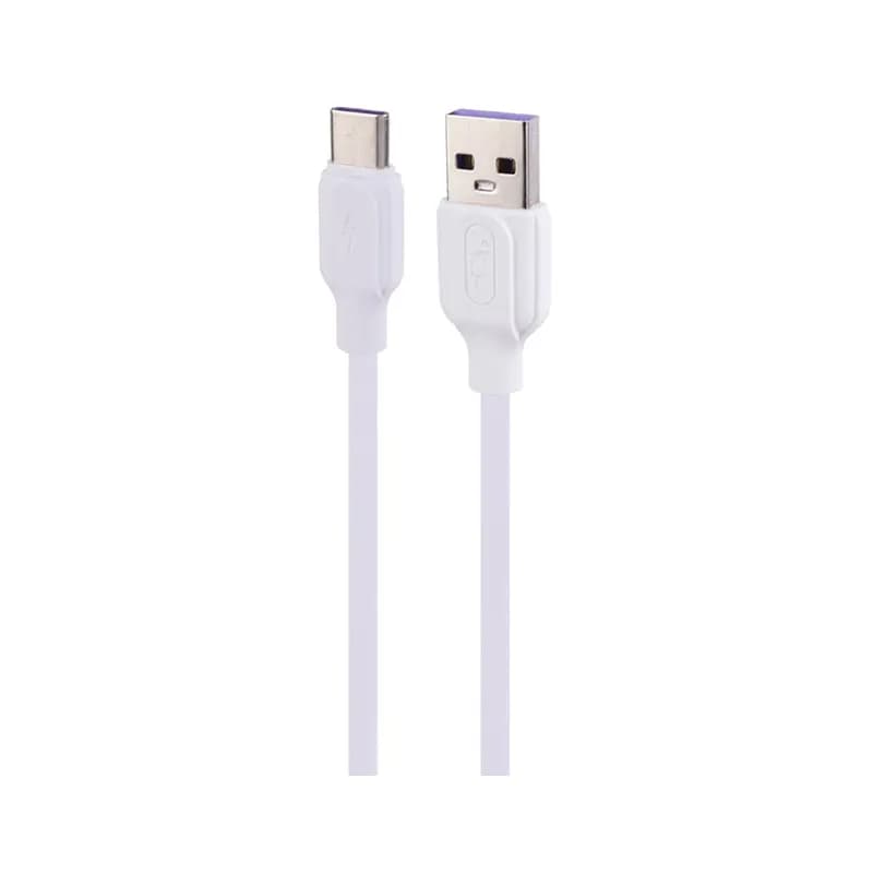 کابل شارژ USB به تایپ سی 5A فست اسکای دلفین S56T طول 1 متر سفید – حراج