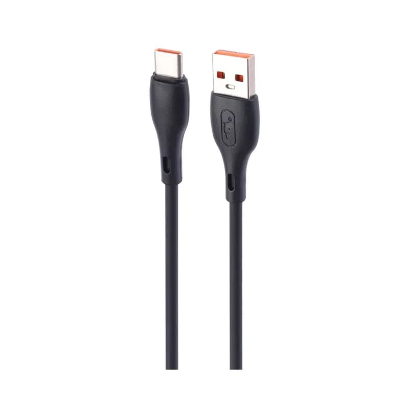 کابل شارژ USB به تایپ سی 2.4A فست اسکای دلفین S22T طول 1 متر مشکی – حراج
