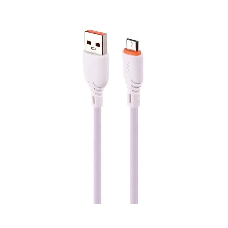 کابل شارژ USB به میکرو 2.4A فست اسکای دلفین S22V طول 1 متر سفید – حراج