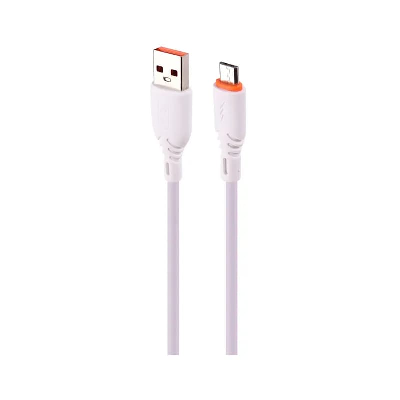 کابل شارژ USB به میکرو 2.4A فست اسکای دلفین S34V طول 1 متر سفید – حراج